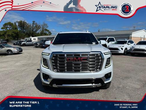 Glacier White Tricoat 2026 GMC Yukon XL Denali