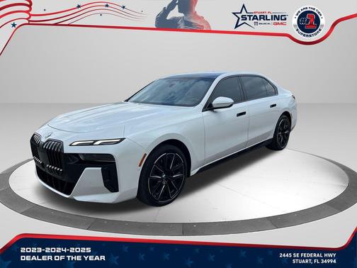 Mineral White Metallic 2023 BMW 760 i xDrive