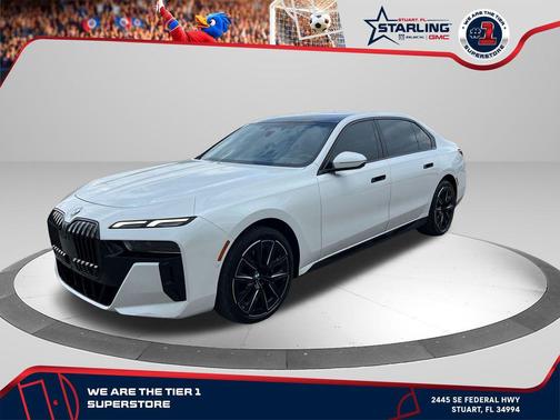 Mineral White Metallic 2023 BMW 760 i xDrive