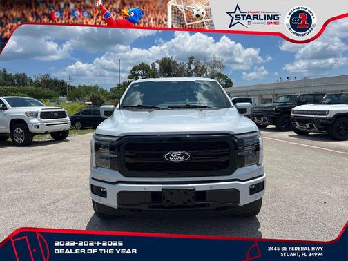 Space White Metallic 2025 Ford F-150 Lariat
