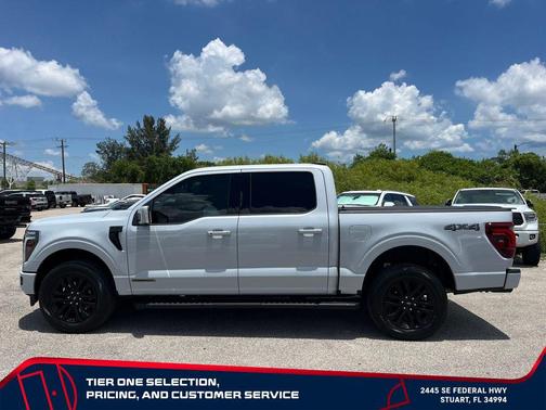 Space White Metallic 2025 Ford F-150 Lariat