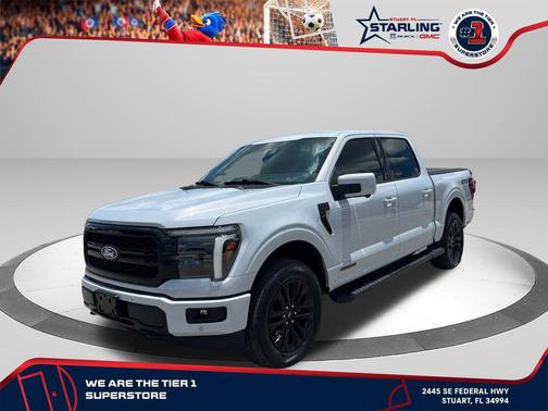 Space White Metallic 2025 Ford F-150 Lariat
