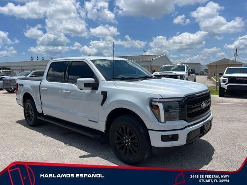 Space White Metallic 2025 Ford F-150 Lariat