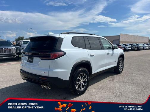 Glacier White Tricoat 2026 GMC Acadia AT4 AWD
