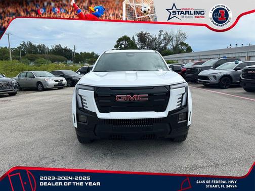 Summit White 2026 GMC Sierra EV Extended Range Elevation