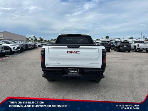 Summit White 2026 GMC Sierra EV Extended Range Elevation