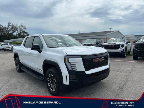 Summit White 2026 GMC Sierra EV Extended Range Elevation