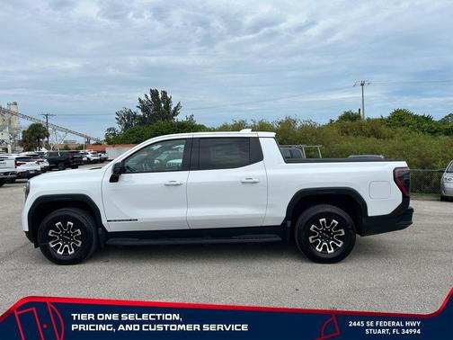 Summit White 2026 GMC Sierra EV Extended Range Elevation