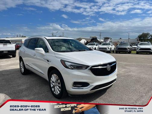 White Frost Tricoat 2019 Buick Enclave Premium