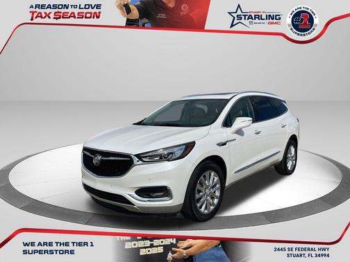 White Frost Tricoat 2019 Buick Enclave Premium