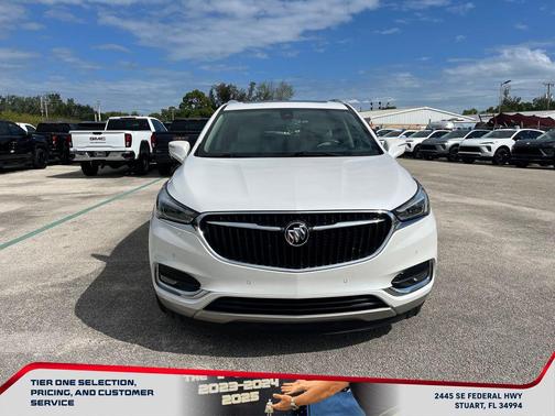 White Frost Tricoat 2019 Buick Enclave Premium