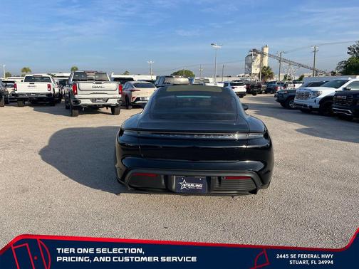 Black 2021 Porsche Taycan 4S