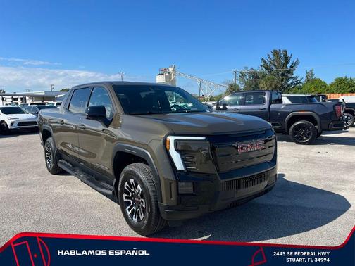 Deep Bronze Metallic 2026 GMC Sierra EV Extended Range Elevation