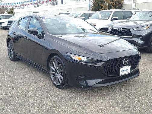 Jet Black Mica 2023 Mazda Mazda3 FWD w/Preferred Package