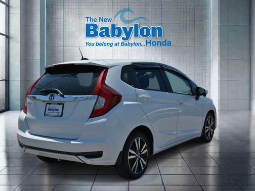 White Orchid Pearl 2018 Honda Fit EX