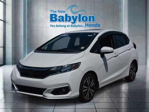 White Orchid Pearl 2018 Honda Fit EX