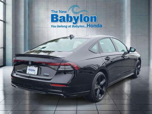 Crystal Black Pearl 2025 Honda Accord Hybrid Sport-L