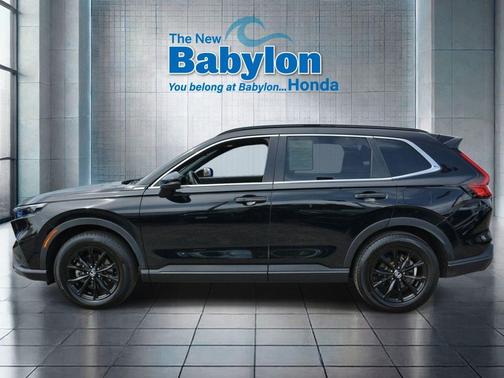 Crystal Black Pearl 2024 Honda CR-V Hybrid Sport AWD