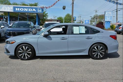 Gray 2023 Honda Civic EX
