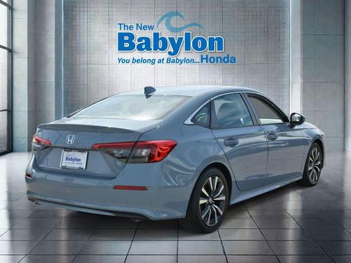 Gray 2023 Honda Civic EX