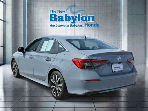 Gray 2023 Honda Civic EX