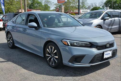 Gray 2023 Honda Civic EX