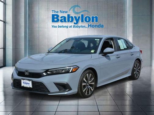 Gray 2023 Honda Civic EX