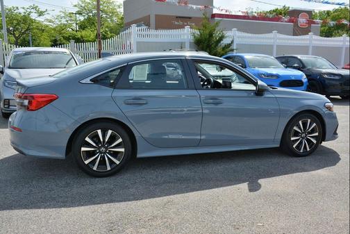Gray 2023 Honda Civic EX