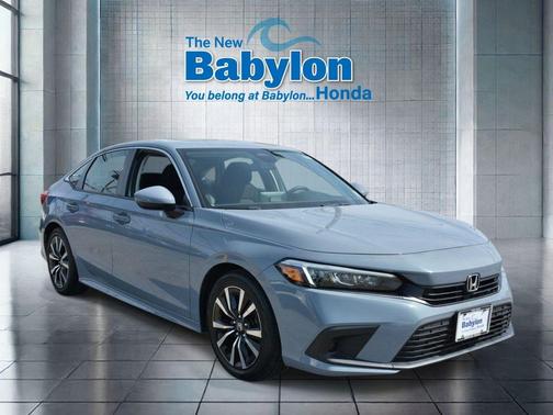Gray 2023 Honda Civic EX