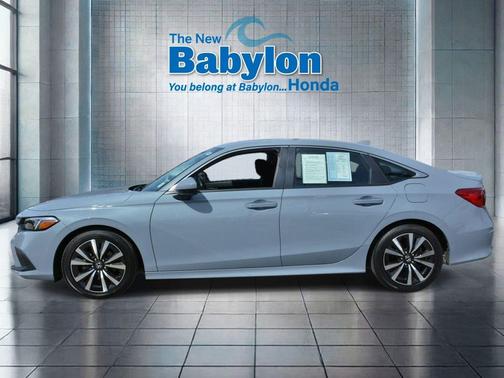 Gray 2023 Honda Civic EX