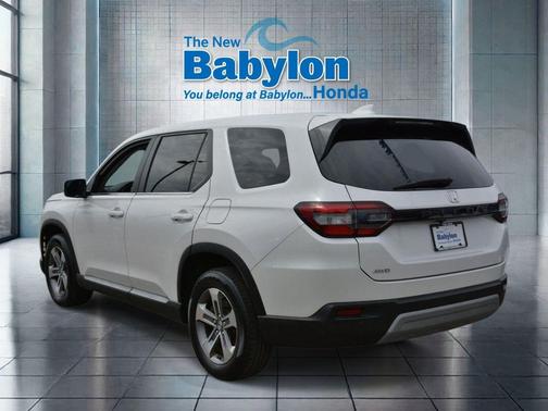 Platinum White Pearl 2023 Honda Pilot AWD EX-L 7 Passenger