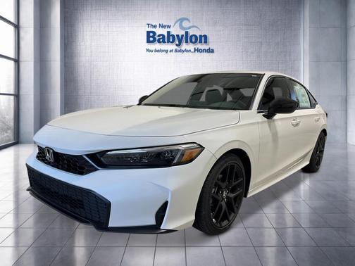 Platinum White Pearl 2026 Honda Civic Sport