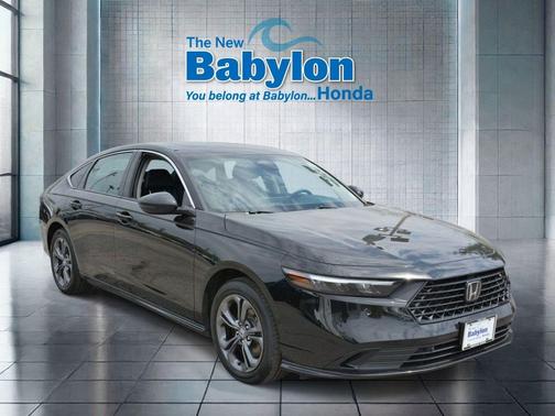Crystal Black Pearl 2025 Honda Accord Hybrid EX-L