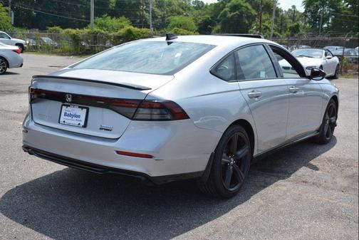 Modern Steel Metallic 2025 Honda Accord Hybrid Sport-L