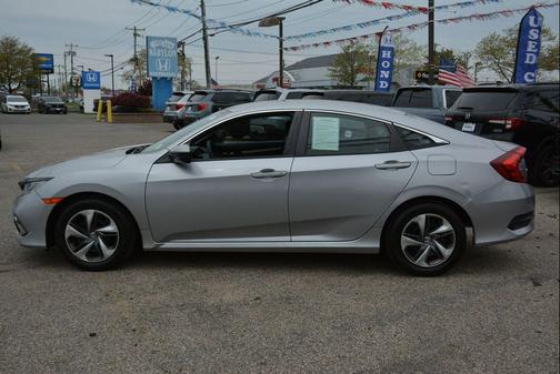 Polished Metal Metallic 2019 Honda Civic LX