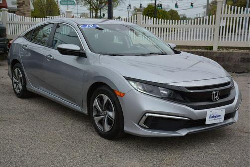 Polished Metal Metallic 2019 Honda Civic LX