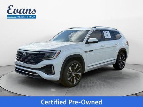 Opal White Pearl 2024 Volkswagen Atlas 2.0T SEL Premium R-Line 4MOTION