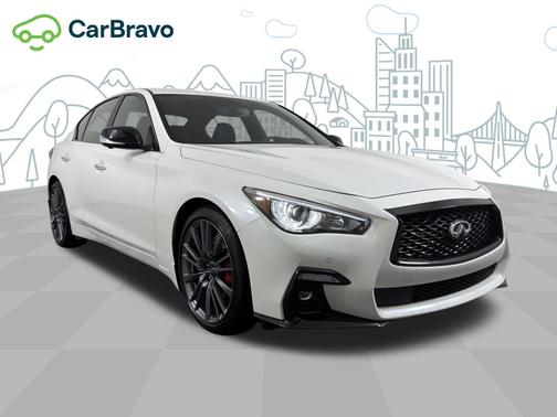 Majestic White 2024 INFINITI Q50 RED SPORT 400