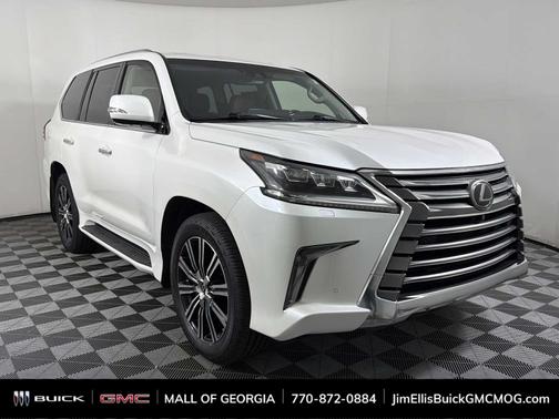 Eminent White Pearl 2018 Lexus LX 570 Two-Row