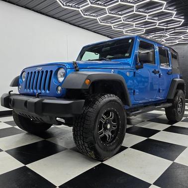 Hydro Blue Pearlcoat 2016 Jeep Wrangler Unlimited Sport