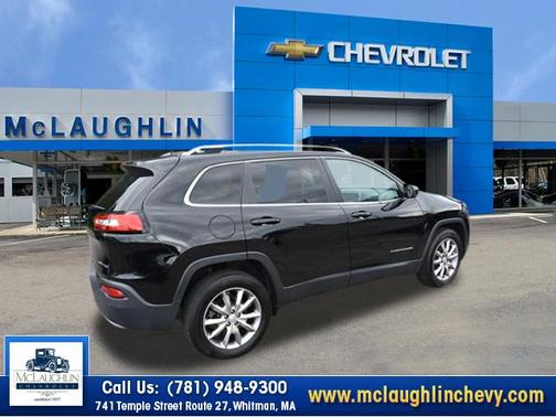 Diamond Black Crystal Pearlcoat 2018 Jeep Cherokee Limited