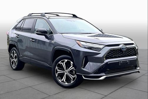 Magnetic Gray Metallic/Midnight Black Metallic 2023 Toyota RAV4 Prime XSE