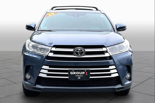 Shoreline Blue Pearl 2019 Toyota Highlander XLE