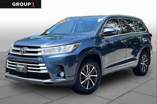 Shoreline Blue Pearl 2017 Toyota Highlander XLE