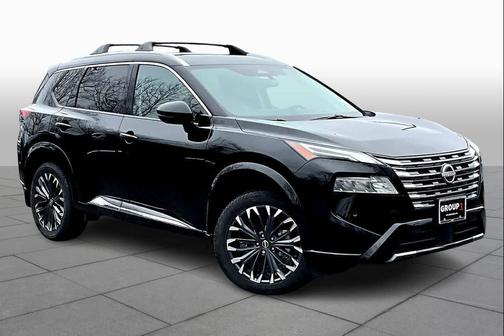 Super Black 2025 Nissan Rogue Platinum