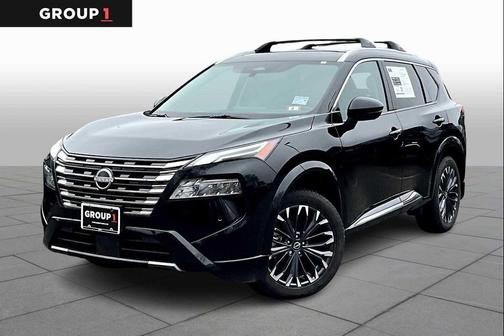 Super Black 2025 Nissan Rogue Platinum
