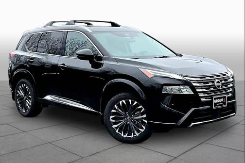 Super Black 2025 Nissan Rogue Platinum