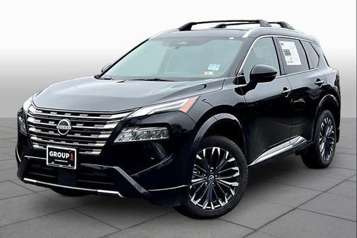 Super Black 2025 Nissan Rogue Platinum
