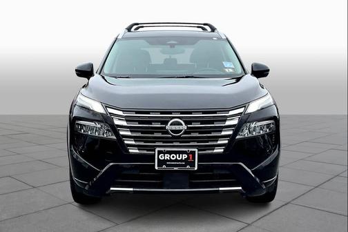 Super Black 2025 Nissan Rogue Platinum