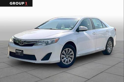 Super White 2012 Toyota Camry LE